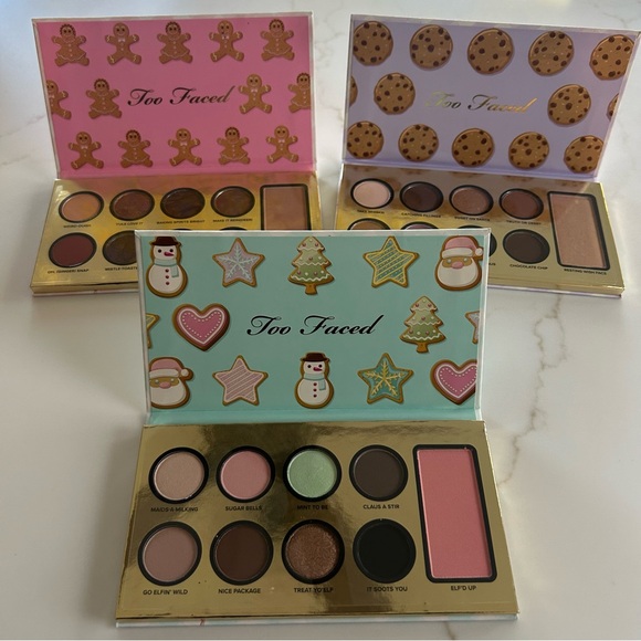 Too Faced 3 Piece Christmas Bake Shoppe Eyeshadow Palette Gift Set with Mascara - Picture 10 of 13